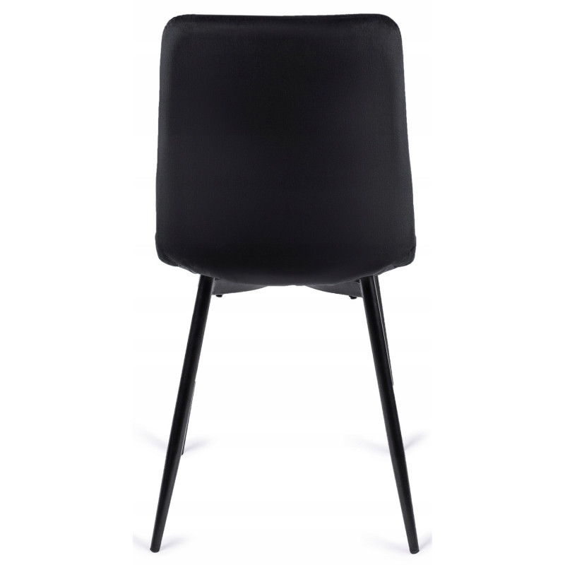 Стул обеденный MEBEL ELITE Peru черный велюр