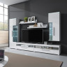 Стенка в гостиную Helvetia INDIA 2497DE10 (белый/белый глянец)