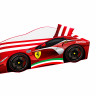 Кровать машина VRN- Ferrari  E-2, серии «Элит» красный, графит