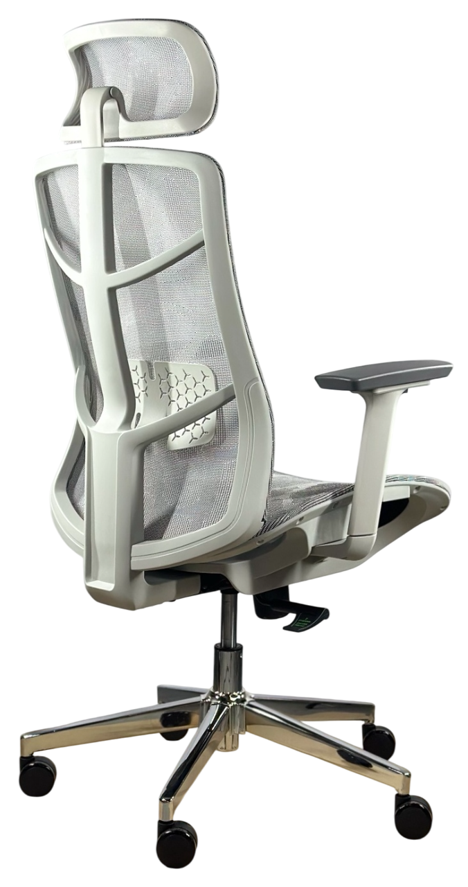 Кресло офисное- компьютерное эргономичное Perfect Home HQOC-24A-2-G премиум,серый