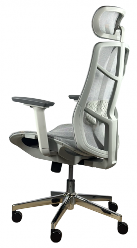 Кресло офисное- компьютерное эргономичное Perfect Home HQOC-24A-2-G премиум,серый