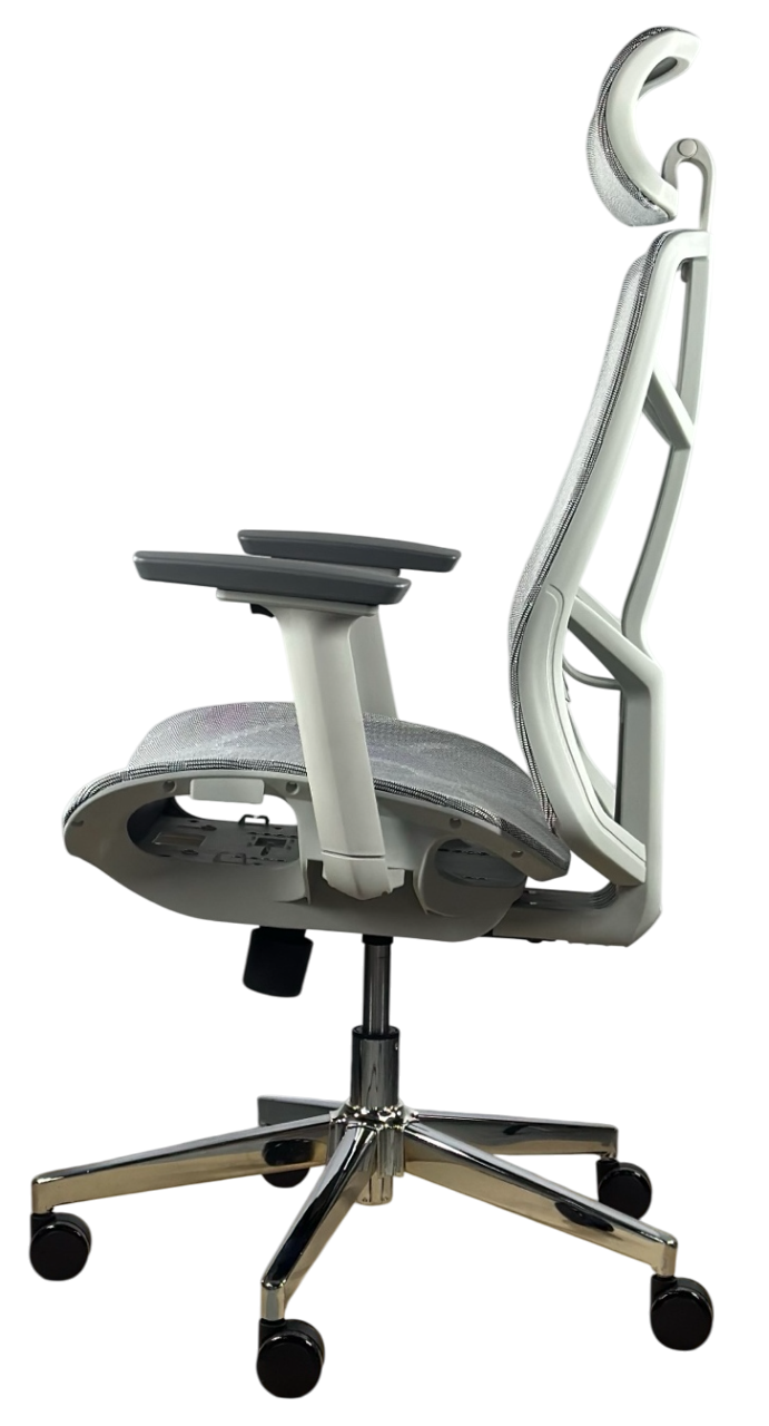 Кресло офисное- компьютерное эргономичное Perfect Home HQOC-24A-2-G премиум,серый