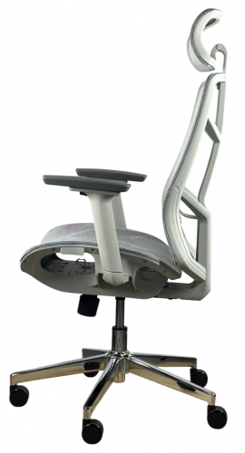 Кресло офисное- компьютерное эргономичное Perfect Home HQOC-24A-2-G премиум,серый