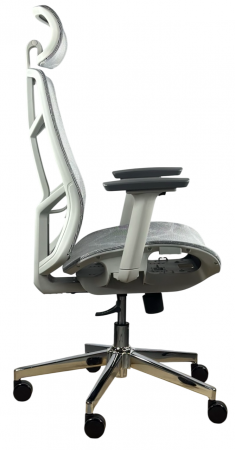Кресло офисное- компьютерное эргономичное Perfect Home HQOC-24A-2-G премиум,серый