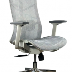 Кресло офисное- компьютерное эргономичное Perfect Home HQOC-24A-2-G премиум,серый