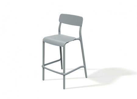 Стул барный уличный VLL- FERNE Remo (серый, зеленый)