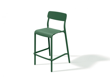 Стул барный уличный VLL- FERNE Remo (серый, зеленый)