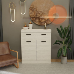 Большой комод EVR- Соната-4 крафт белый