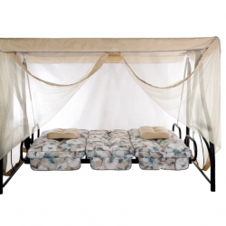 Качель садовая OST- Montreal (Монтреаль) Меджик Аква/ 2737 с сеткою