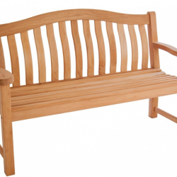 Лавка из дерева Alexander Rose TEA- MAHOGANY TURNBERRY BENCH 1.5M