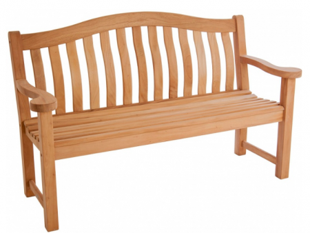 Лавка из дерева Alexander Rose TEA- MAHOGANY TURNBERRY BENCH 1.5M