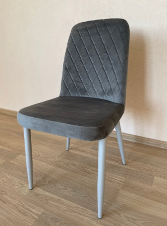 Стул обеденный VTR- N-44 серый велюр