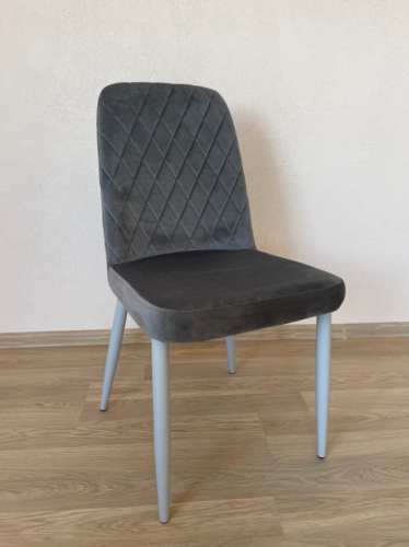 Стул обеденный VTR- N-44 серый велюр