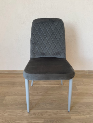 Стул обеденный VTR- N-44 серый велюр