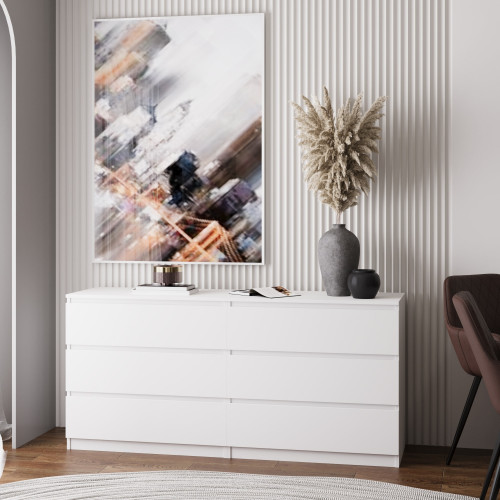 Комод без ручек 75х160х43 см KOD- КМ-1 Дабл Стиль