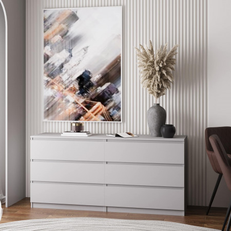 Комод без ручек 75х160х43 см KOD- КМ-1 Дабл Стиль