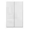 Шафа - купе 2-дв.  TOP- 1,5м Фіттіо / Fittio білий глянець 