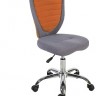 Кресло компьютерное TPRO- POPPY, серо-оранжевое 38153