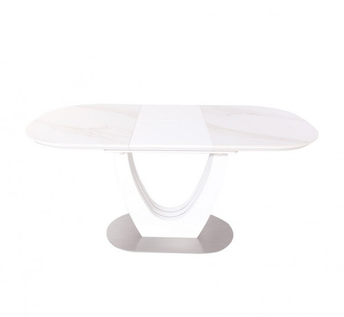 Стол обеденный Модерн VTR- ТМL-865-1 Керамика Белый Мрамор