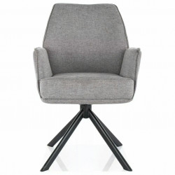 Стул SIGNAL Hugo Brego св. бежевый/ оливковый/ серый/ темно-серый