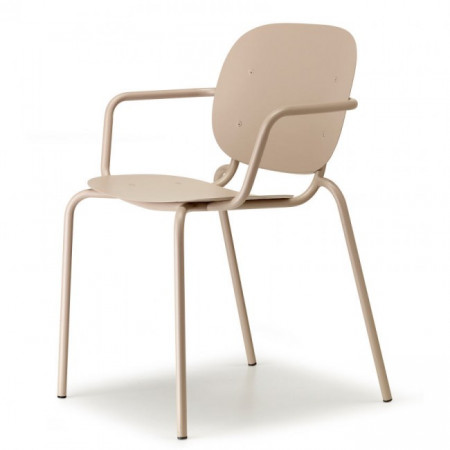 Стул с подлокотниками VLL- SCAB SI-SI 2502 (антрацит, светло-серый)