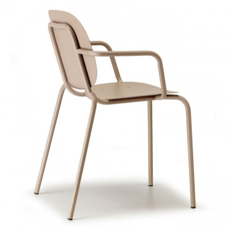 Стул с подлокотниками VLL- SCAB SI-SI 2502 (антрацит, светло-серый)