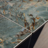 Фото №5 - Стол обеденный модерн NL- ALMA (Серо-голубой) 