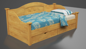 Кровать односпальная KMP- Греция