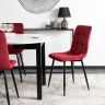 Стул обеденный MEBEL ELITE Peru бордовый велюр 