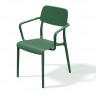 Кресло уличное обеденное VLL- FERNE Remo (серый, зеленый)