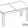 Стол 160 раздвижной Primavera PL- Mebin