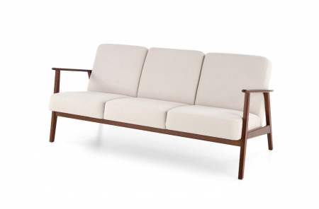 Диван Halmar MILANO 3S светло-бежевый/темный-орех  