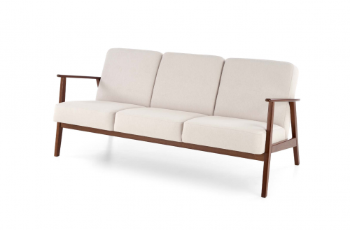 Диван Halmar MILANO 3S светло-бежевый/темный-орех  