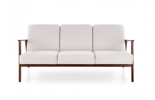 Диван Halmar MILANO 3S светло-бежевый/темный-орех  