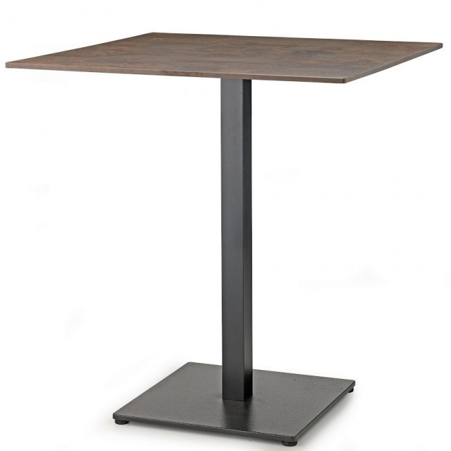 Стол для кафе VLL- SCAB Tiffany 70x70 (коричневый/черный)