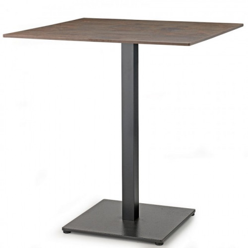 Стол для кафе VLL- SCAB Tiffany 70x70 (коричневый/черный)