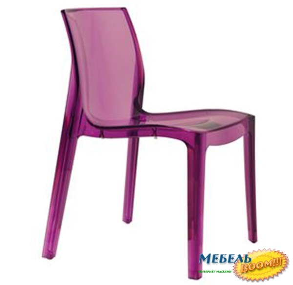 Стул из поликарбоната GRANDSOLEIL CA-  FEMME Fatale PURPLE S6317TRMAV