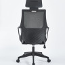 Кресло компьютерное INI- ARON II  поворотное черное /черный каркас