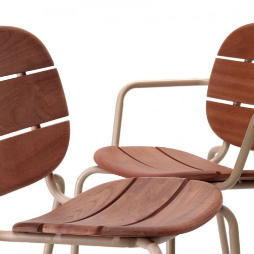 Стул VLL- SCAB SI-SI 2515 дерево+сталь 