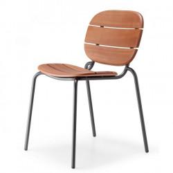 Стул VLL- SCAB SI-SI 2515 дерево+сталь 