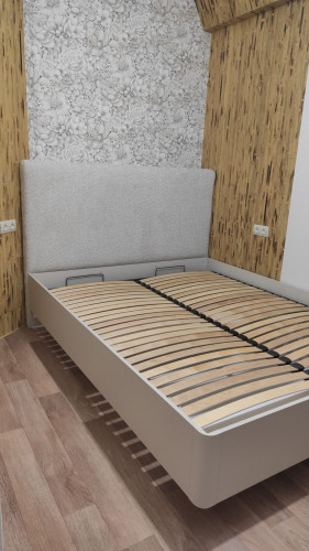 Кровать (каркас) Perfect Home Ланте / Lante 160 с мягким изголовьем Беж