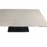 Стол раскладной INI- FERNANDO CERAMIC 160(220)*90 травертин мат/ темный орех  