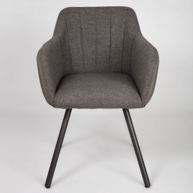 Кресло обеденное EXI- Лион (серый)