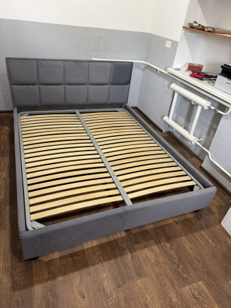 Кровать двуспальная  с подъёмным механизмом Drev- Древко 1