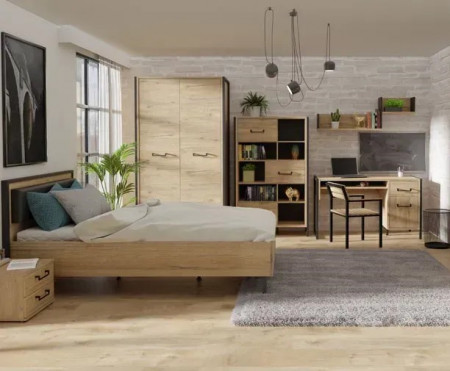 Комплект в детскую Forte Oriental tree (дуб бартекс/черный)