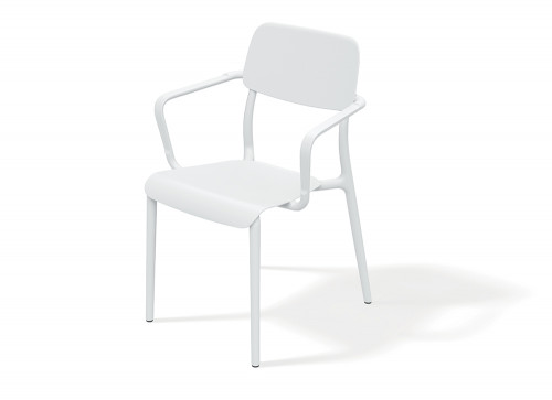 Кресло уличное обеденное VLL- FERNE Remo (коричневый, белый, кирпичный)