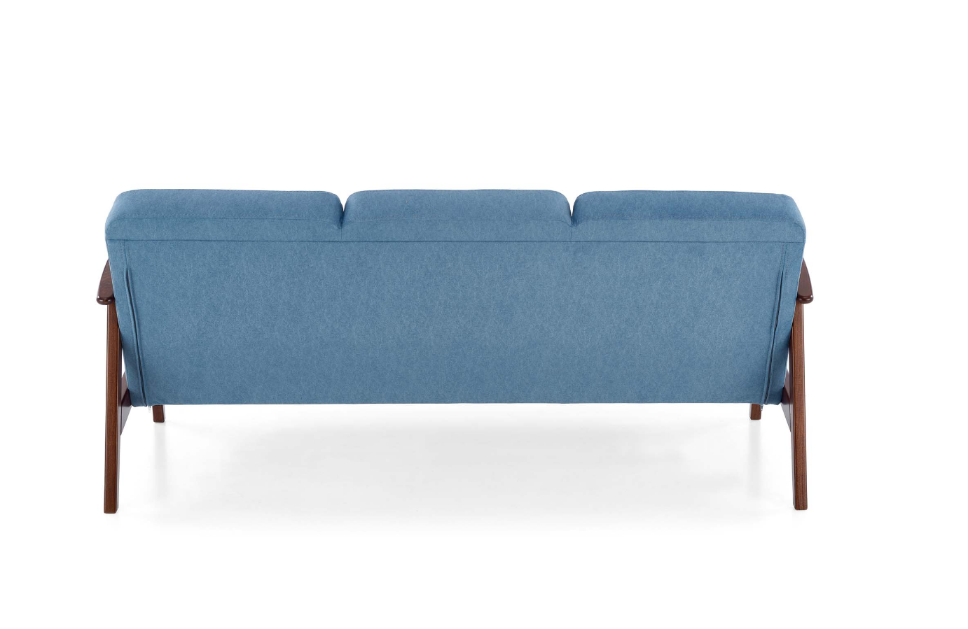 Диван Halmar MILANO 3S небесный/темный-орех  