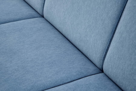 Диван Halmar MILANO 3S небесный/темный-орех  