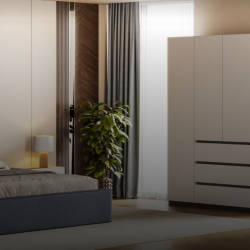 Кровать мягкая MRK- Дуо без каркаса, ткань ENJOY NEW – К1 графит