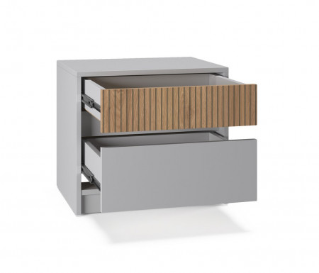 Тумба прикроватная EVR- Стайл-500 кашемир + фасад каннела